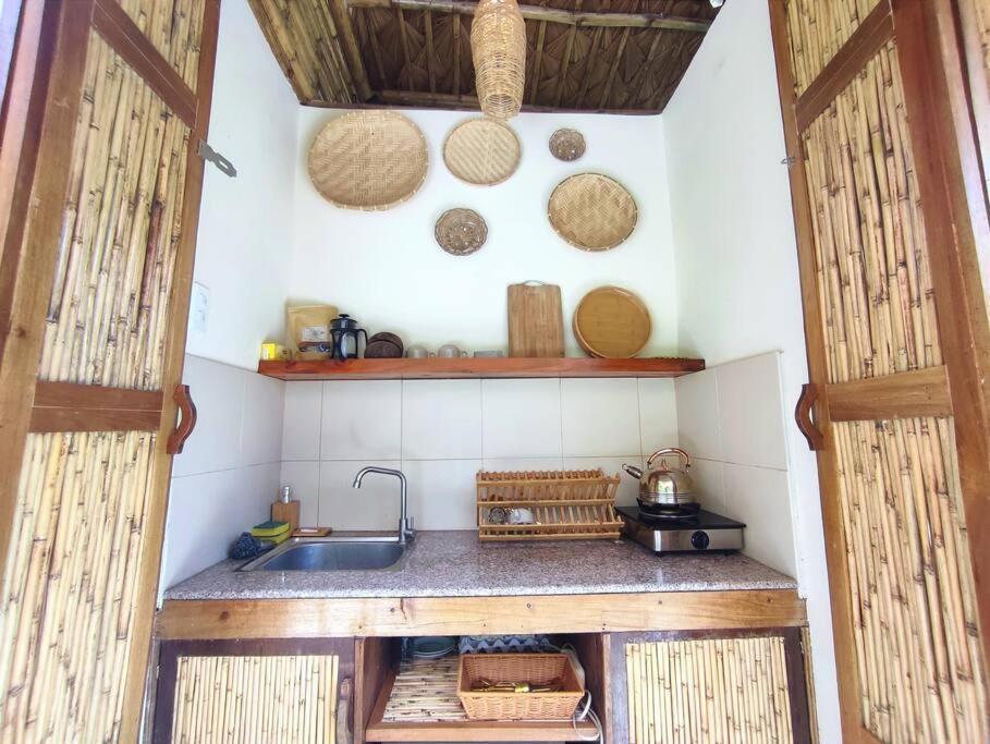 The Bamboo Houses - Tropical Garden & Empty Beach General Luna  Buitenkant foto